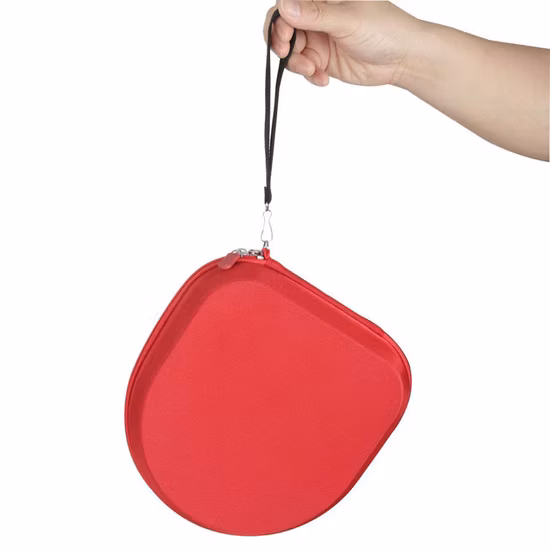 Изготовленный на заказ твердый корпус, жесткий красный чехол для переноски дисплея EVA для наушников Bluetooth с логотипом EVA Boxes