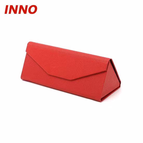 Складной кожаный футляр для очков ручной работы